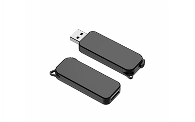 Plastic push pull USB 1
