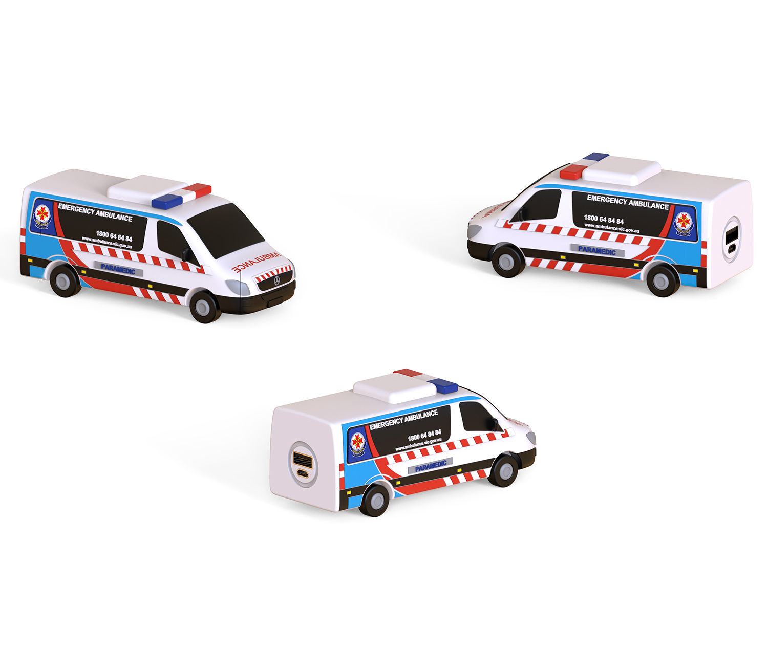 Police car Power Bank 16
